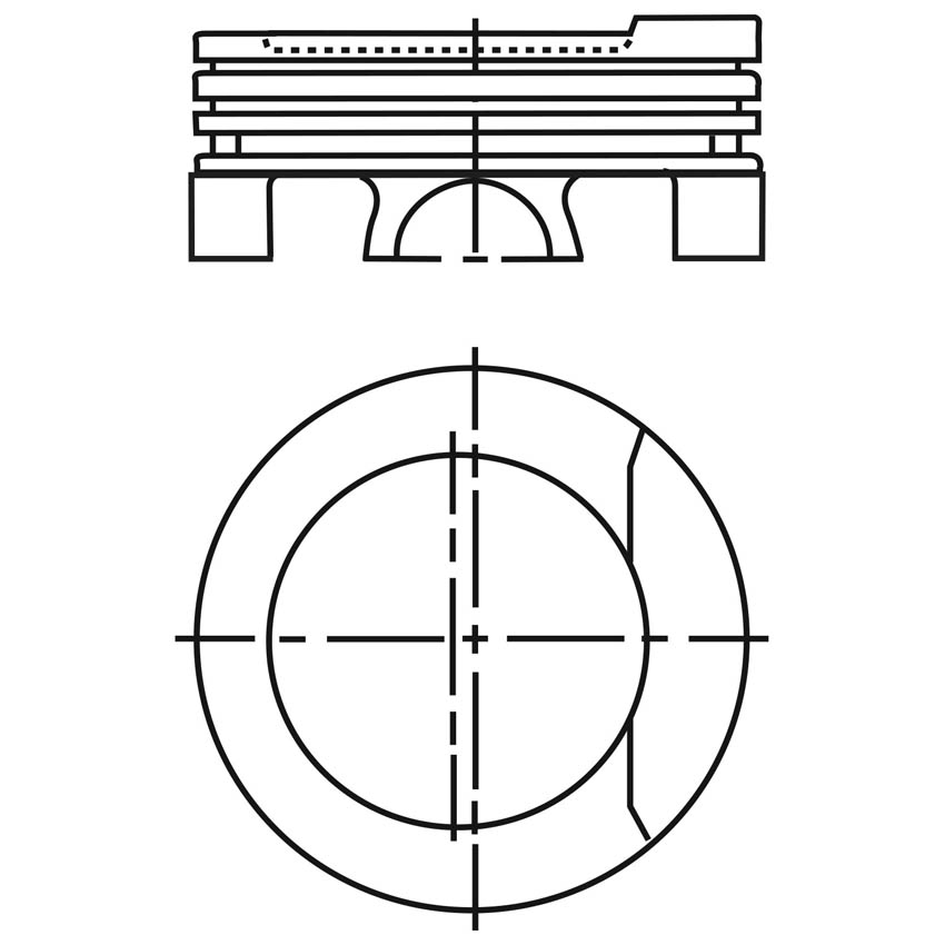Piston para motor a gasolina Vehyco P1800VBC 030