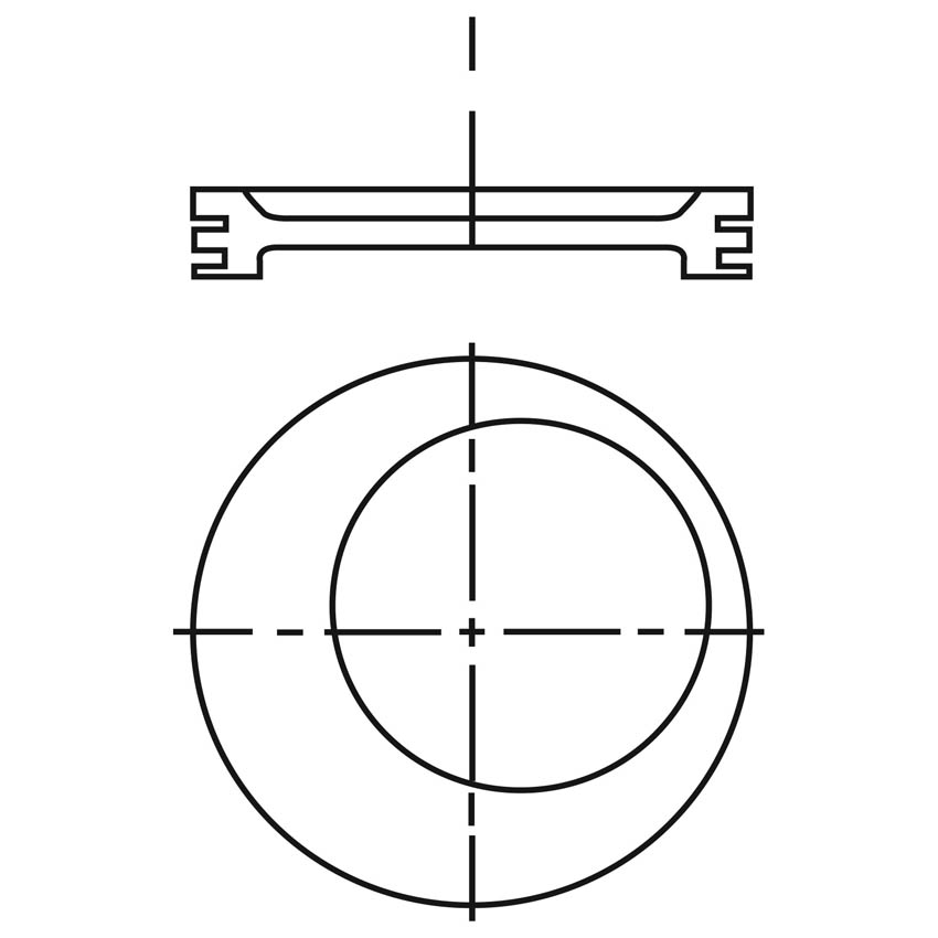 Piston para motor a gasolina Vehyco P2200CH1 STD