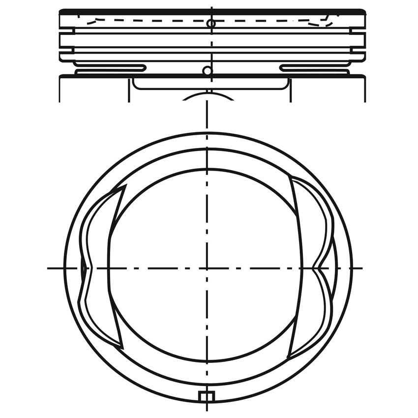 Piston para motor a gasolina Vehyco P2200N STD