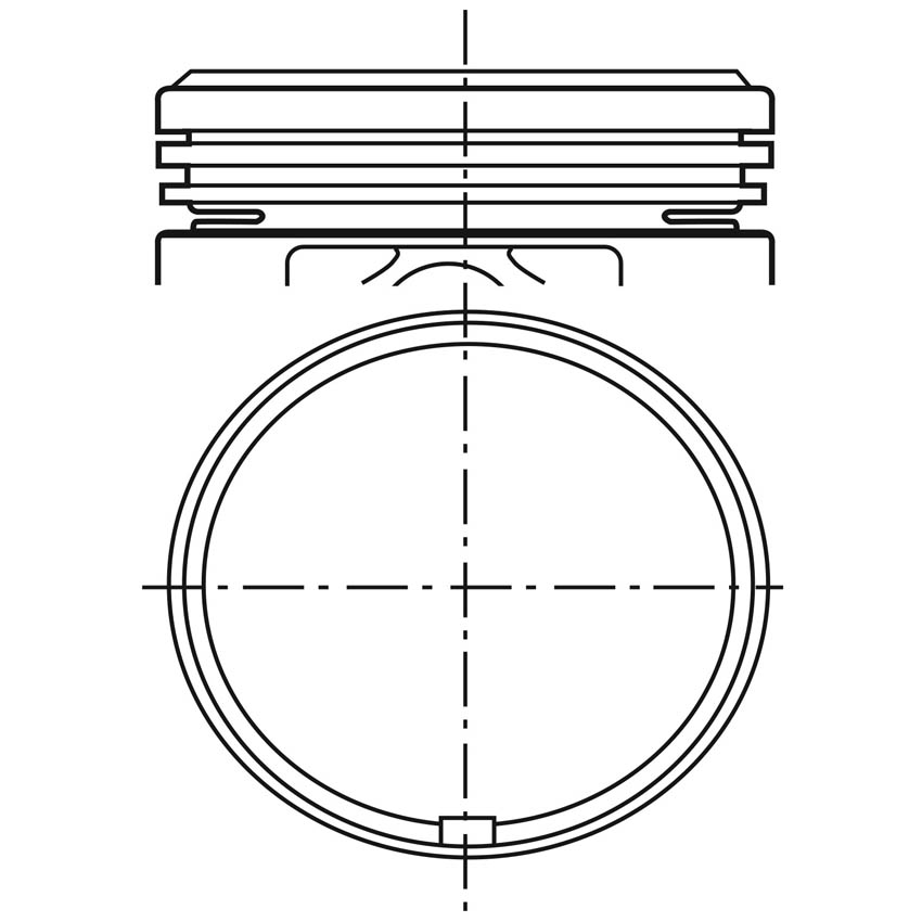Piston para motor a gasolina Vehyco P2200T STD