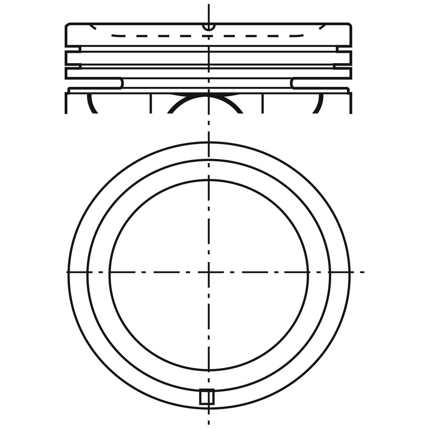 Piston para motor a gasolina Vehyco P2300IS STD