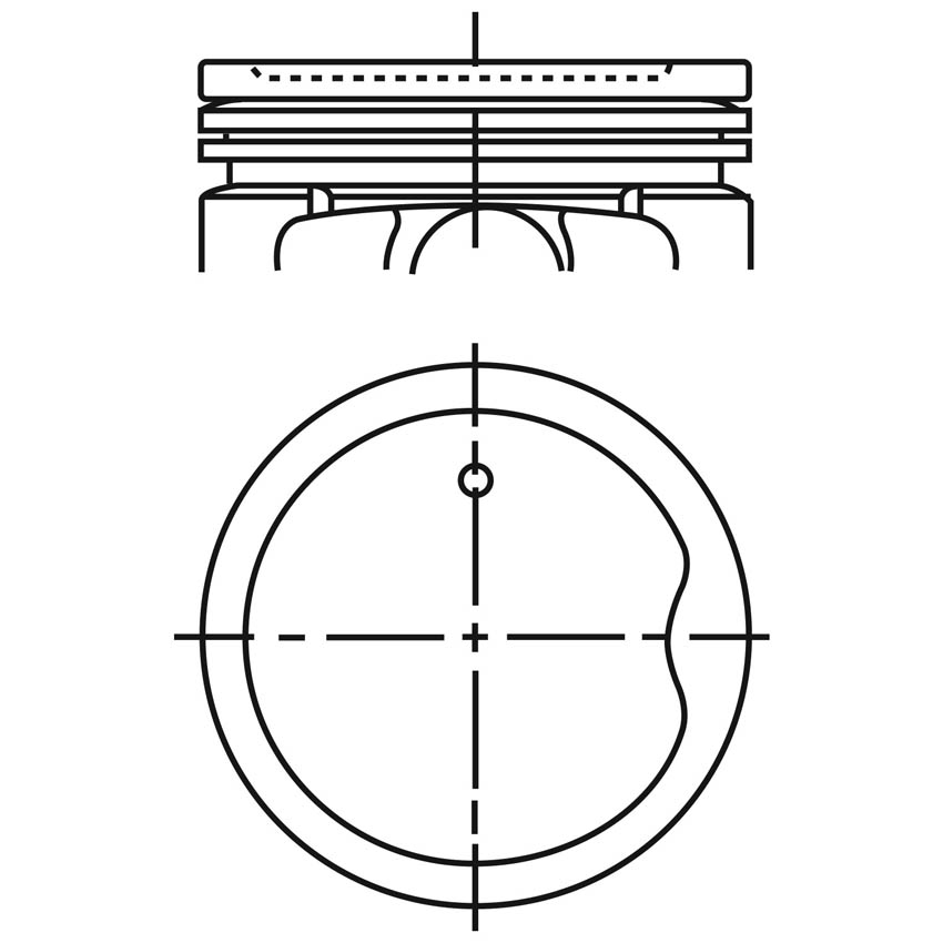 Piston para motor a gasolina Vehyco P2700T STD