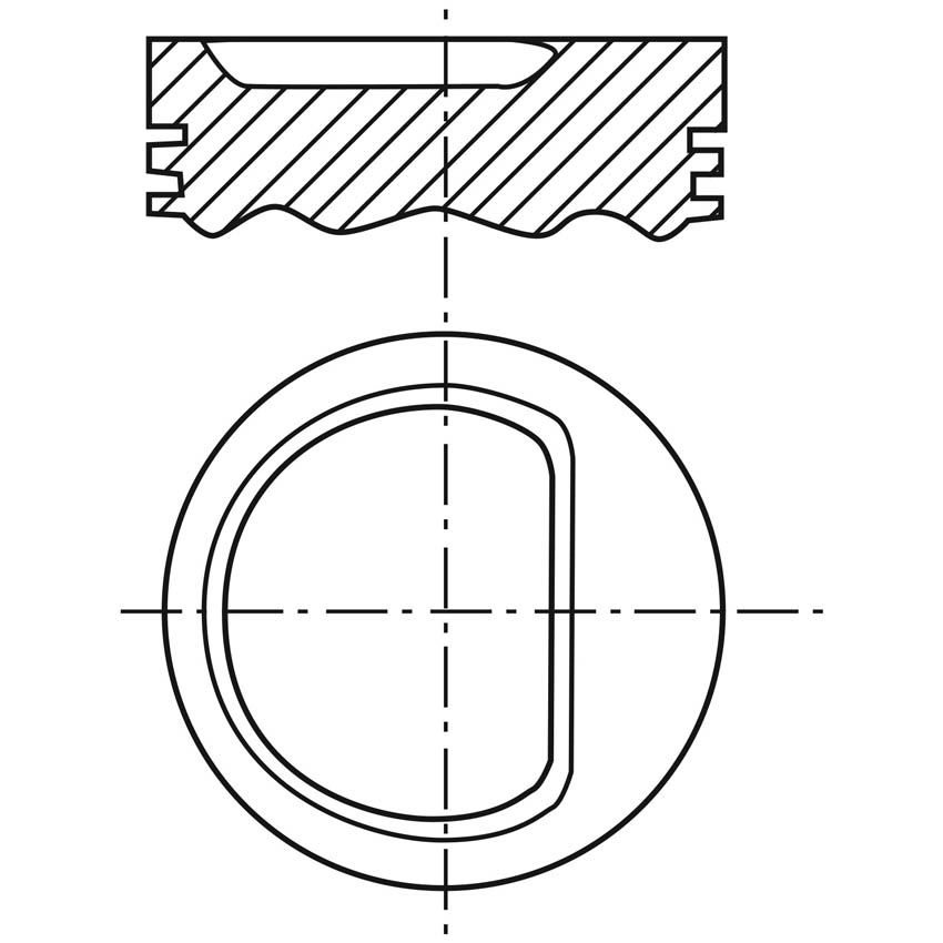 Piston para motor a gasolina Vehyco P292CHI STD
