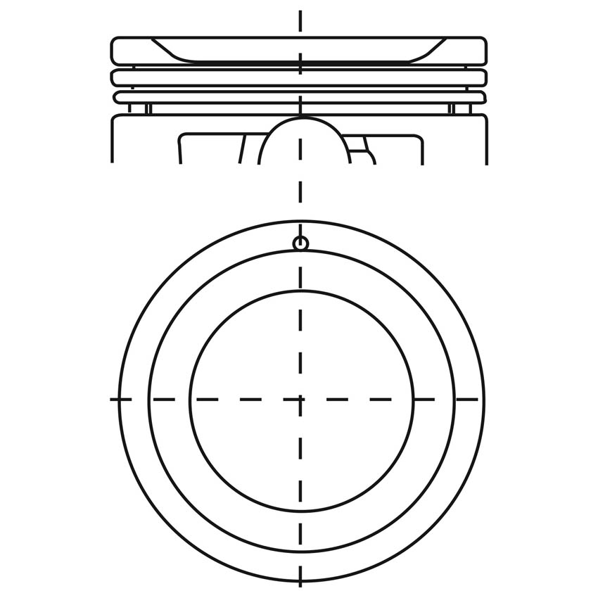 Piston para motor a gasolina Vehyco P4000F STD