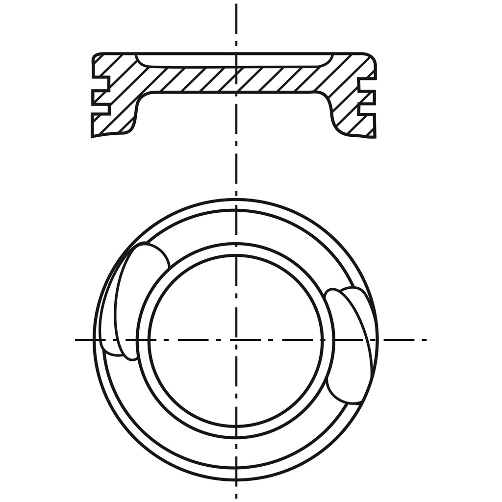 Piston para motor a gasolina Vehyco P400FI STD