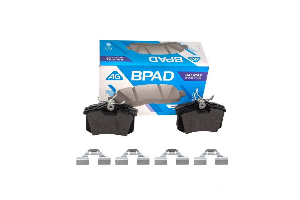 AG-67335-D340A — Balata AUDI A1 Sportback 2014-2018 Trasero (Set 4 pzs)