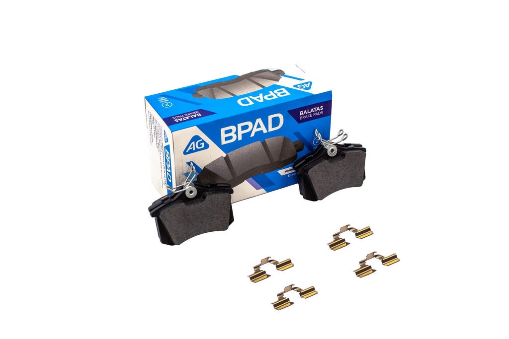 AG-67234-D340 — Balata AUDI A4 2001-2008 Trasero (Set 4 pzs)