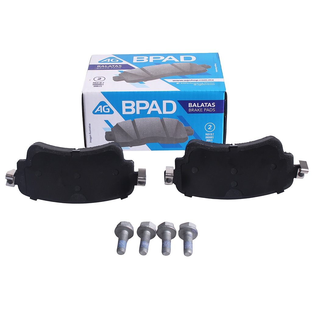AG-69126-D1898 — Balata AUDI A4 2017-2020 Trasero (Set 4 pzs)