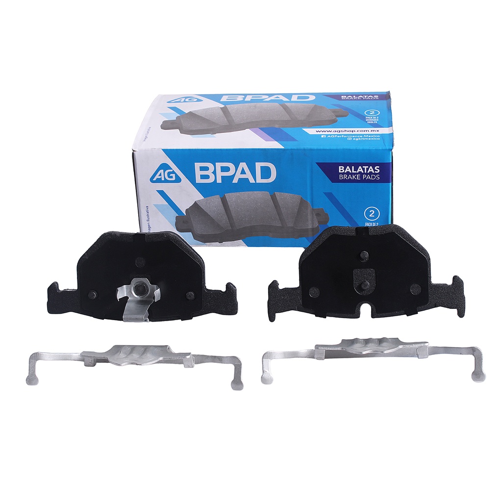 AG-67427-D1042 — Balata BMW 520i 2006-2010 Trasero (Set 4 pzs)