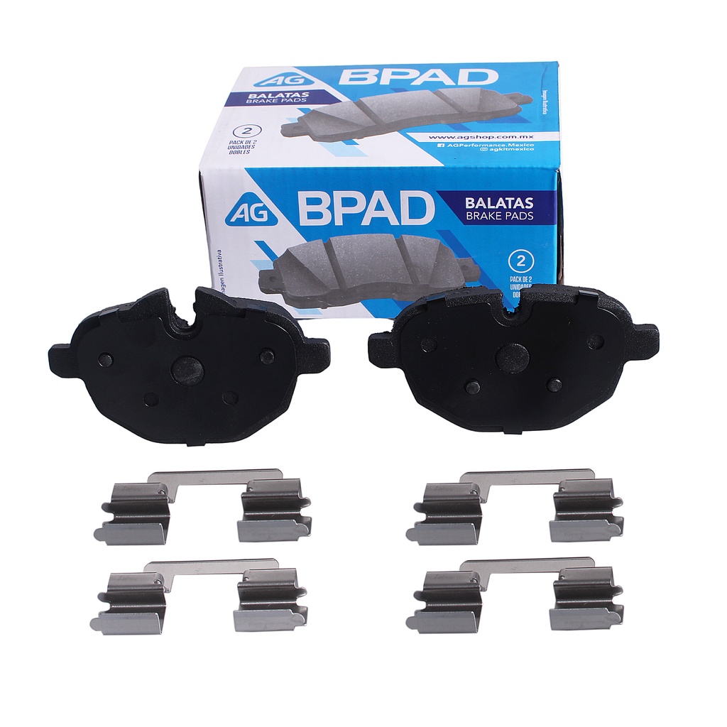 Balata BMW 528i 2011-2018 Trasero (Set 4 pzs)
