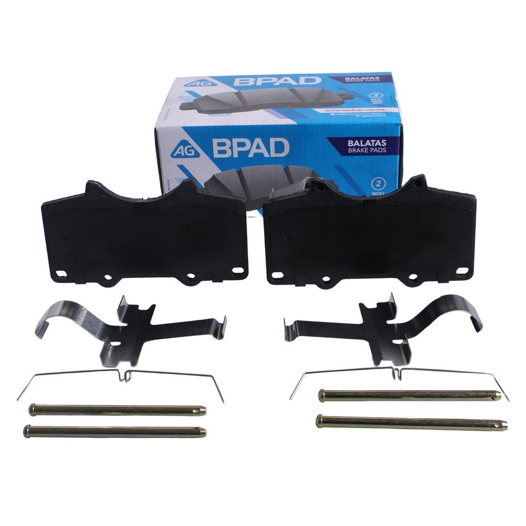 AG-67877-D976 — Balata GMC Savana 2500 2005-2015 Delantero (Set 4 pzs)