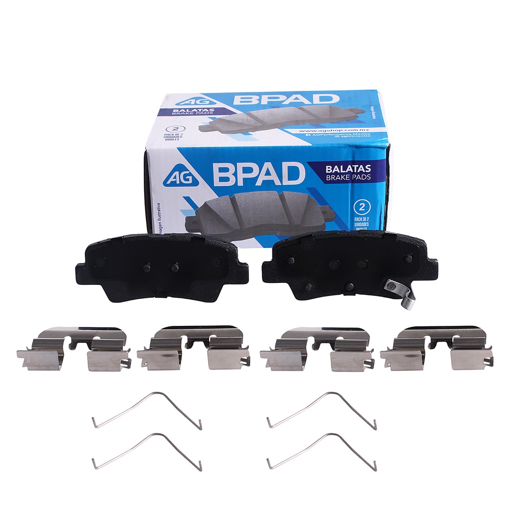 AG-68428-D1812 — Balata HYUNDAI Accent 2018-2020 Trasero (Set 4 pzs)