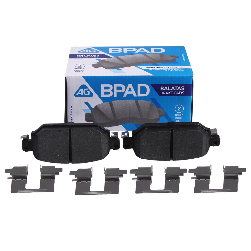 Balata MAZDA 3 2015-2018 Trasero (Set 4 pzs)