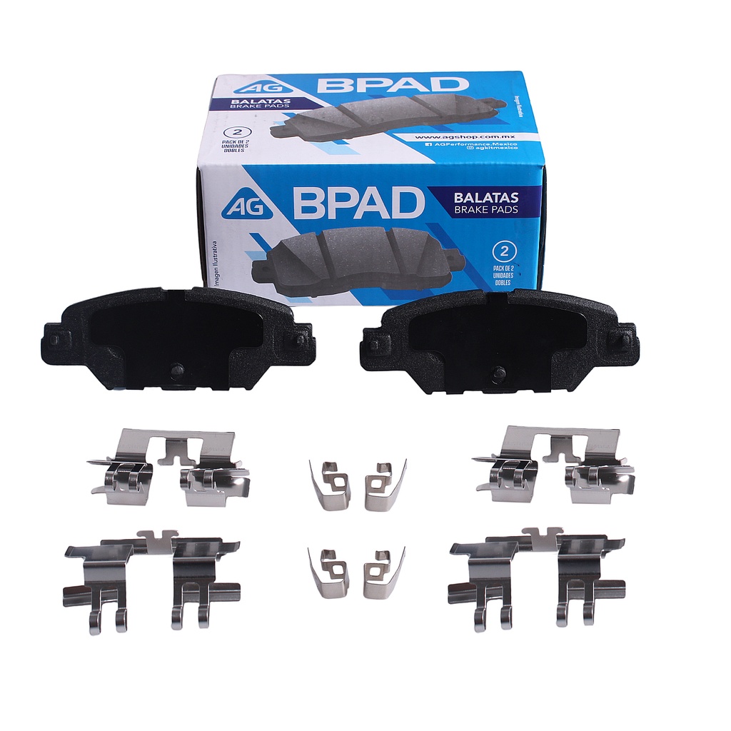 AG-69073-D1846 — Balata MAZDA CX-5 2015-2023 Trasero (Set 4 pzs)