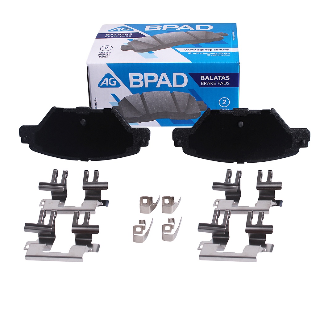 AG-69157-D1934 — Balata MAZDA CX-9 2016-2023 Trasero (Set 4 pzs)