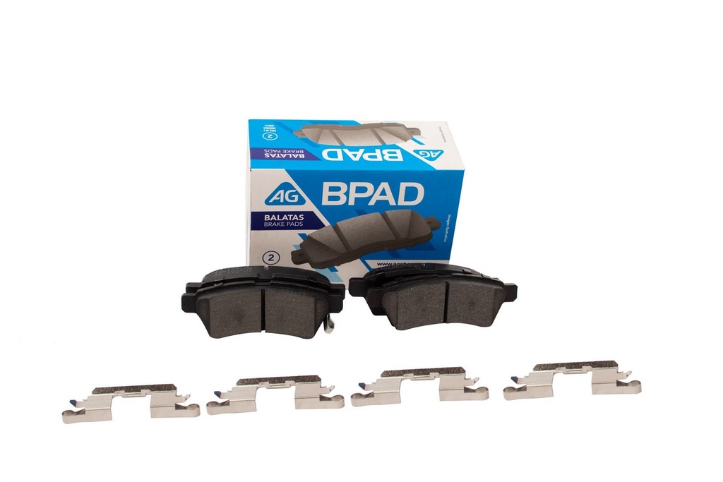 AG-68206-D1100 — Balata NISSAN Frontier 2005-2019 Trasero (Set 4 pzs)