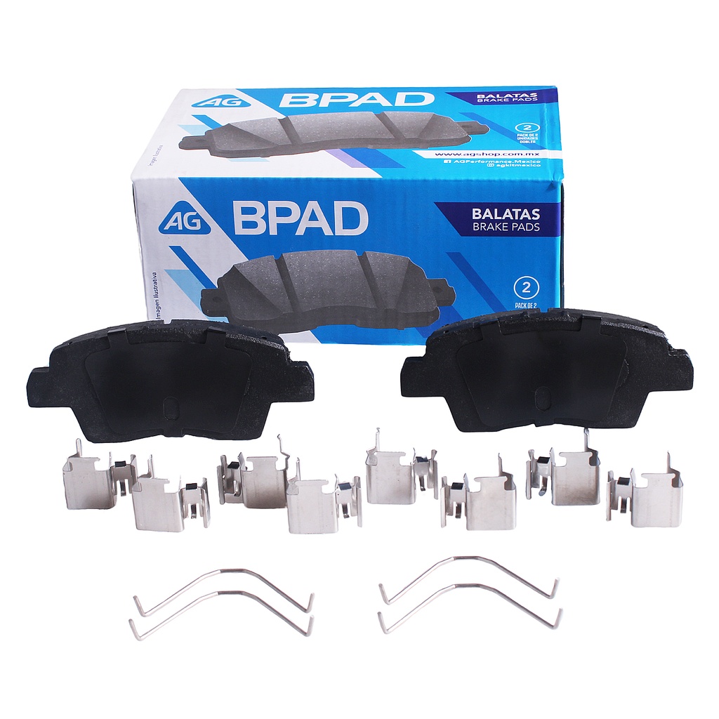 AG-682Y2-F564 — Balata RENAULT Kwid 2019-2021 Delantero (Set 4 pzs)