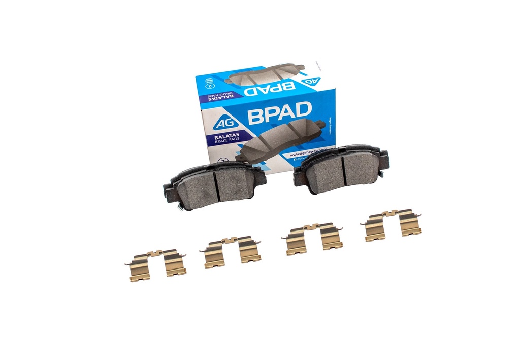 Balata TOYOTA Sienna 2004-2010 Trasero (Set 4 pzs)