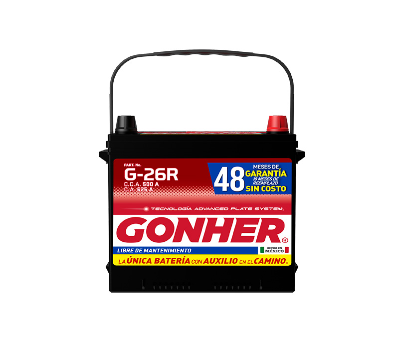 BAT-GH-G26R — Batería GONHER G-26R — BCI 26R