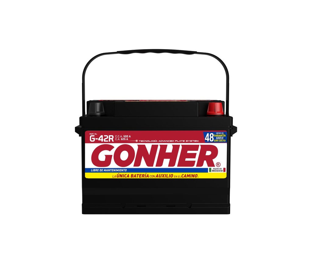 BAT-GH-G42RPOLINV — Batería GONHER G-42R Pol Inv — BCI 42