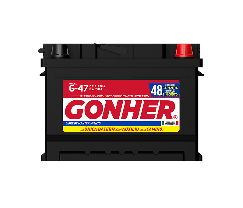 BAT-GH-G47 — Batería GONHER G-47 — BCI 47