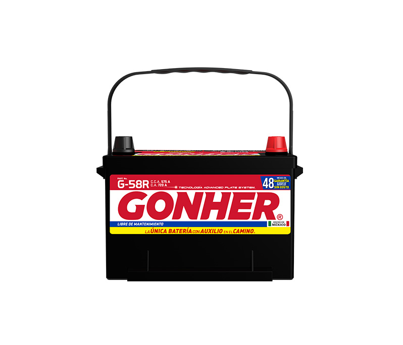 BAT-GH-G58R — Batería GONHER G-58R — BCI 58R