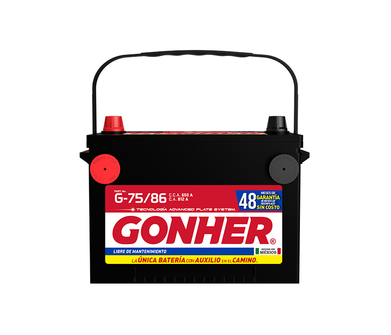 BAT-GH-G7586 — Batería GONHER G-75/86 — BCI 75/86