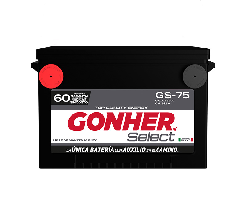Batería GONHER SELECT GS-75 — BCI 75