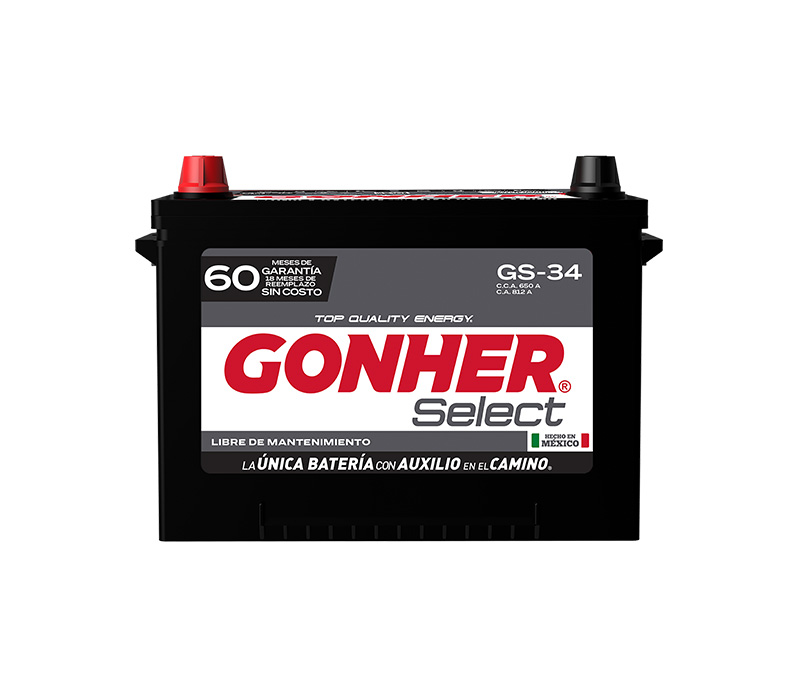 Batería GONHER SELECT GS-34 — BCI 34