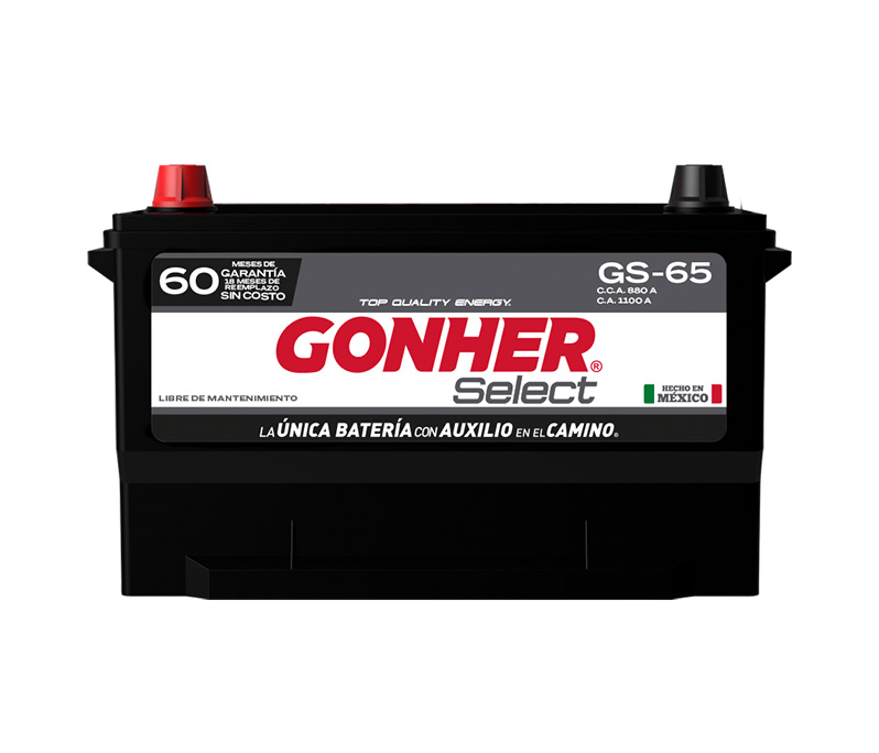 BAT-GS-GS65 — Batería GONHER SELECT GS-65 — BCI 65
