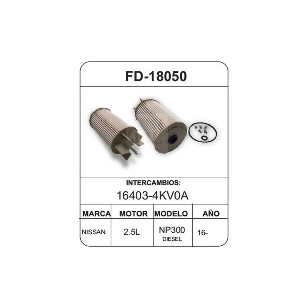 Filtro de Combustible FD-18050 Unifil