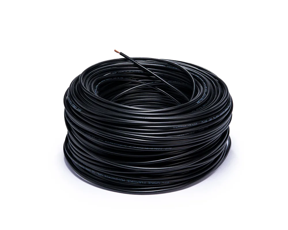 Cable flexible automotriz para instalación calibre 12" negro 100... AYC 13144