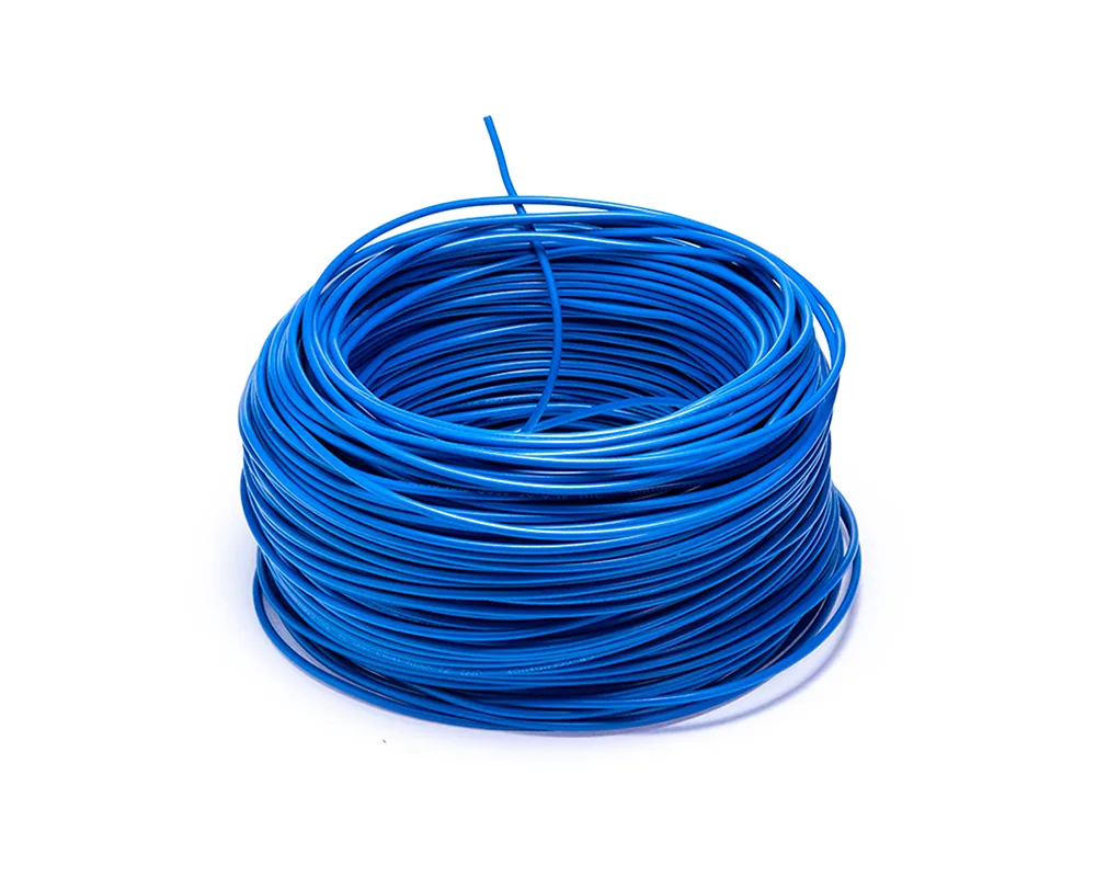 Cable flexible automotriz para instalación calibre 16" azul 100 metros AYC 13162