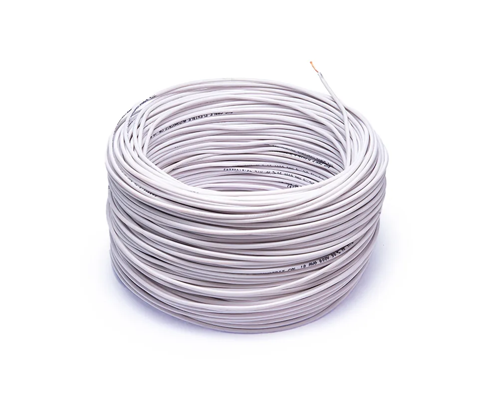 Cable flexible automotriz para instalación calibre 18" blanco 100... AYC 13164