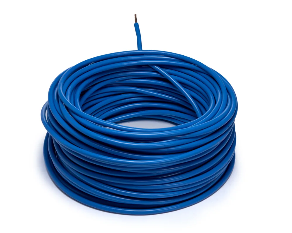 AY-13176 — Cable flexible automotriz para instalación calibre 10" azul 30 metros AYC 13176