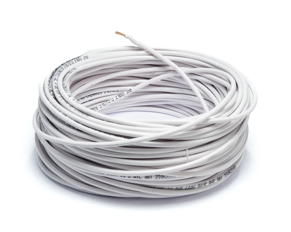 AY-13185 — Cable flexible automotriz para instalación calibre 14" blanco 30... AYC 13185