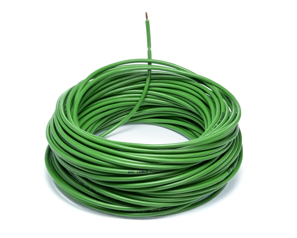 AY-13189 — Cable flexible automotriz para instalación calibre 14" verde 30 metros AYC 13189