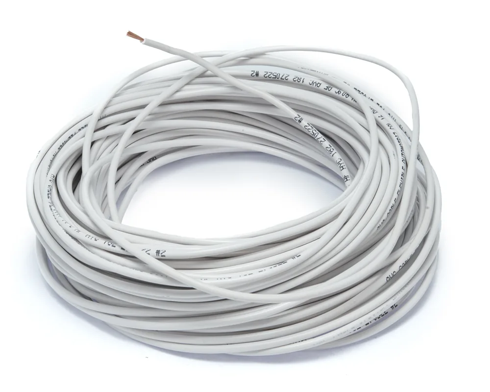 AY-13192 — Cable flexible automotriz para instalación calibre 16" blanco 30... AYC 13192