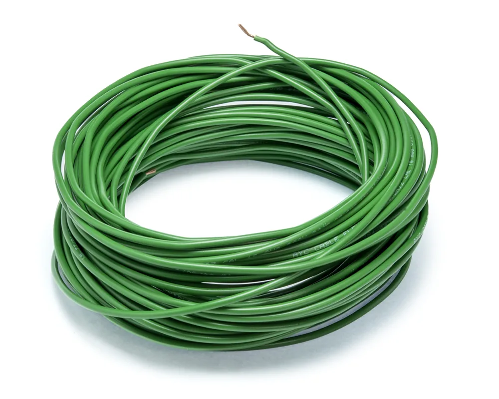 AY-13196 — Cable flexible automotriz para instalación calibre 16" verde 30 metros AYC 13196