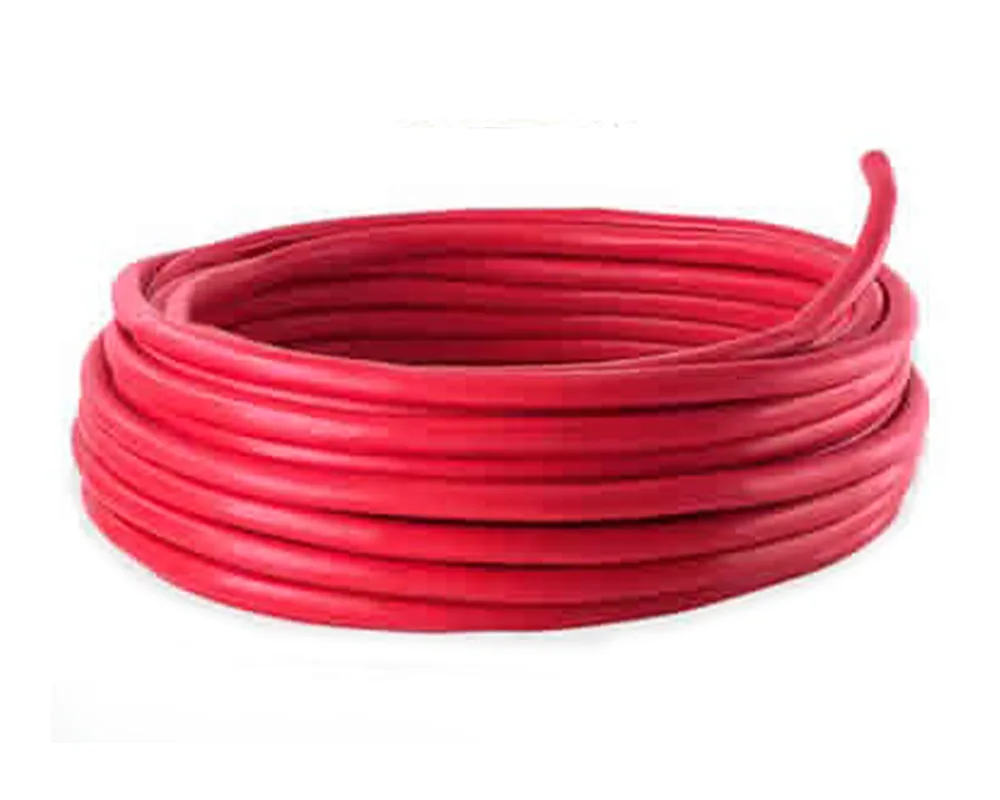 Cable para acumulador automotriz calibre 1/0 rojo rollo 50 metros AYC 49506C