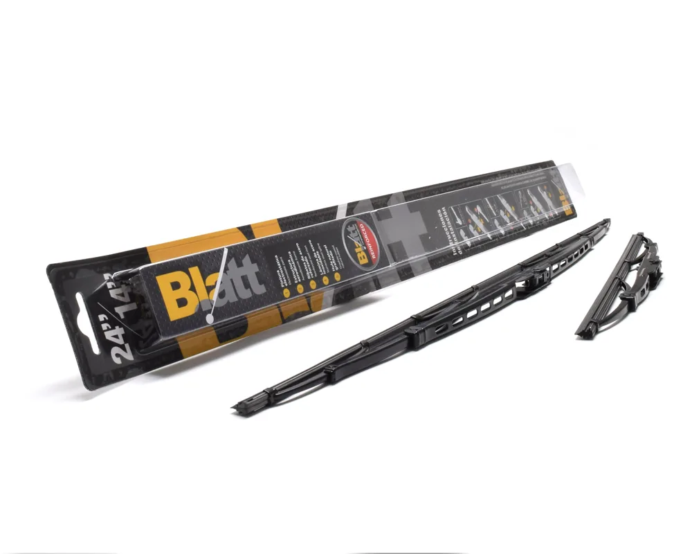 Pluma Limpiaparabrisas Blatt Metal Hule Natural 24/14 Blíster 2 Piezas BLATT 43347C