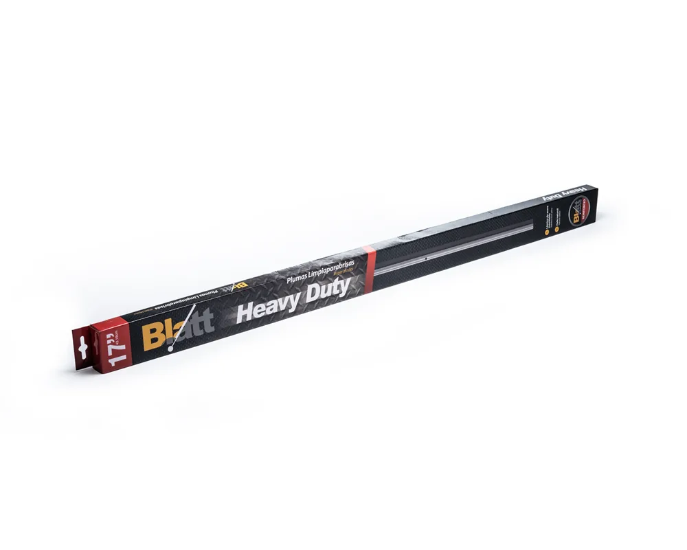 Pluma Limpiaparabrisas Blatt Recta Heavy Duty 17" Blíster 1 Pieza BLATT 43370C