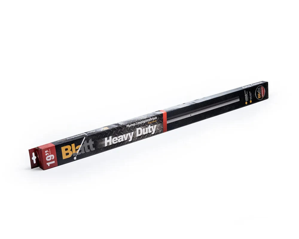 Pluma Limpiaparabrisas Blatt Recta Heavy Duty 19" Blíster 1 Pieza BLATT 43372C