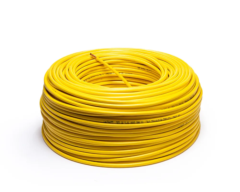 Cable flexible automotriz para instalación calibre 10" amarillo... CDC 05720