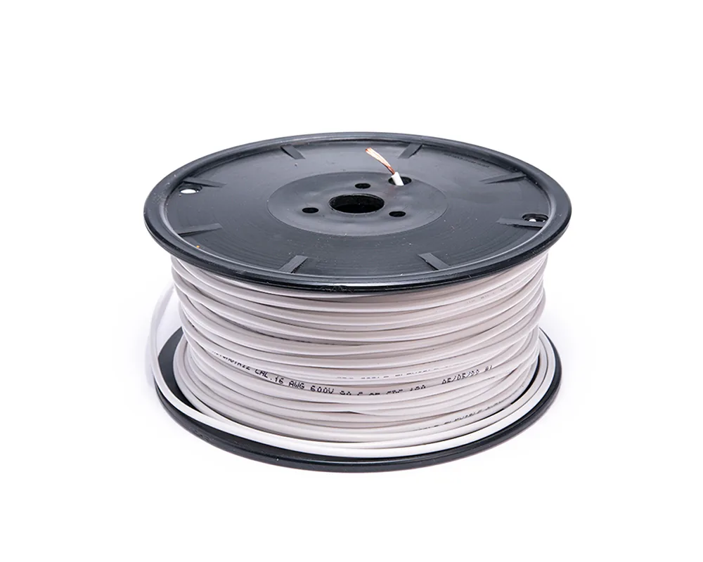 Cable flexible automotriz para instalación calibre 16" blanco carrete... CDC 05751