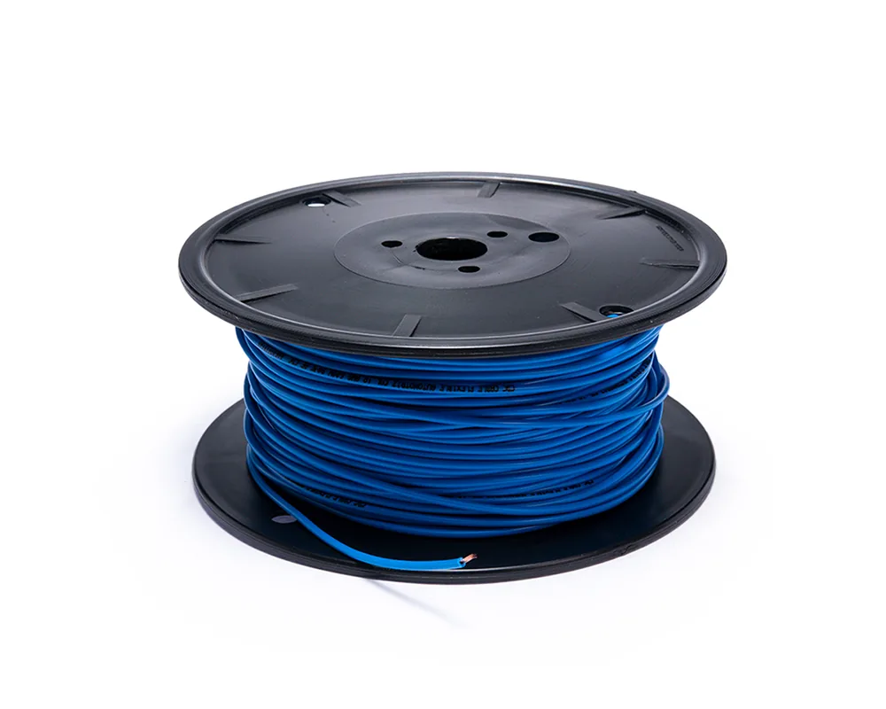 Cable flexible automotriz para instalación calibre 18" azul carrete... CDC 05760
