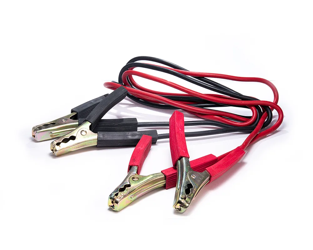 CD-05860 — Cables Pasa Corriente 2.5 Mts Calibre 8" Pinzas Cobrizadas 40/75 Amps CDC 05860