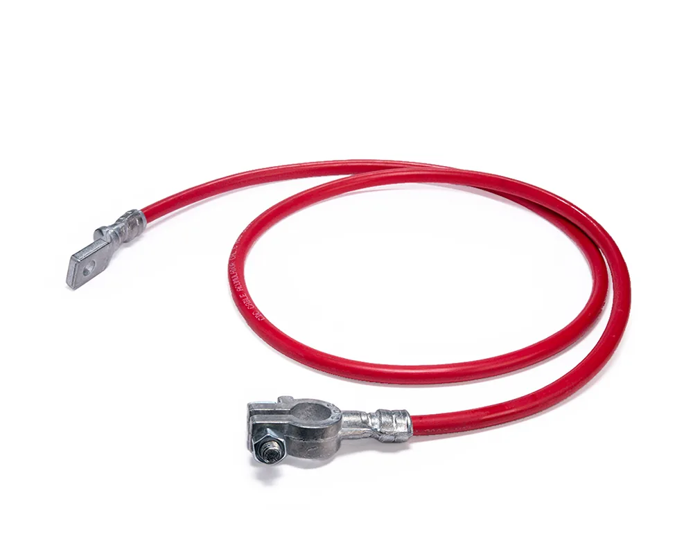 Cable Armado Calibre 6" Largo 1.10 Mts Rojo Sin Capuchon CDC 06525