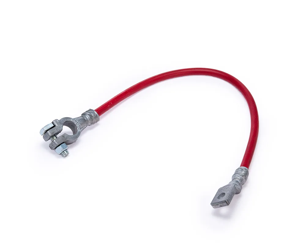 CD-06535 — Cable Armado Calibre 6" Largo 40 Cm Rojo Sin Capuchon CDC 06535