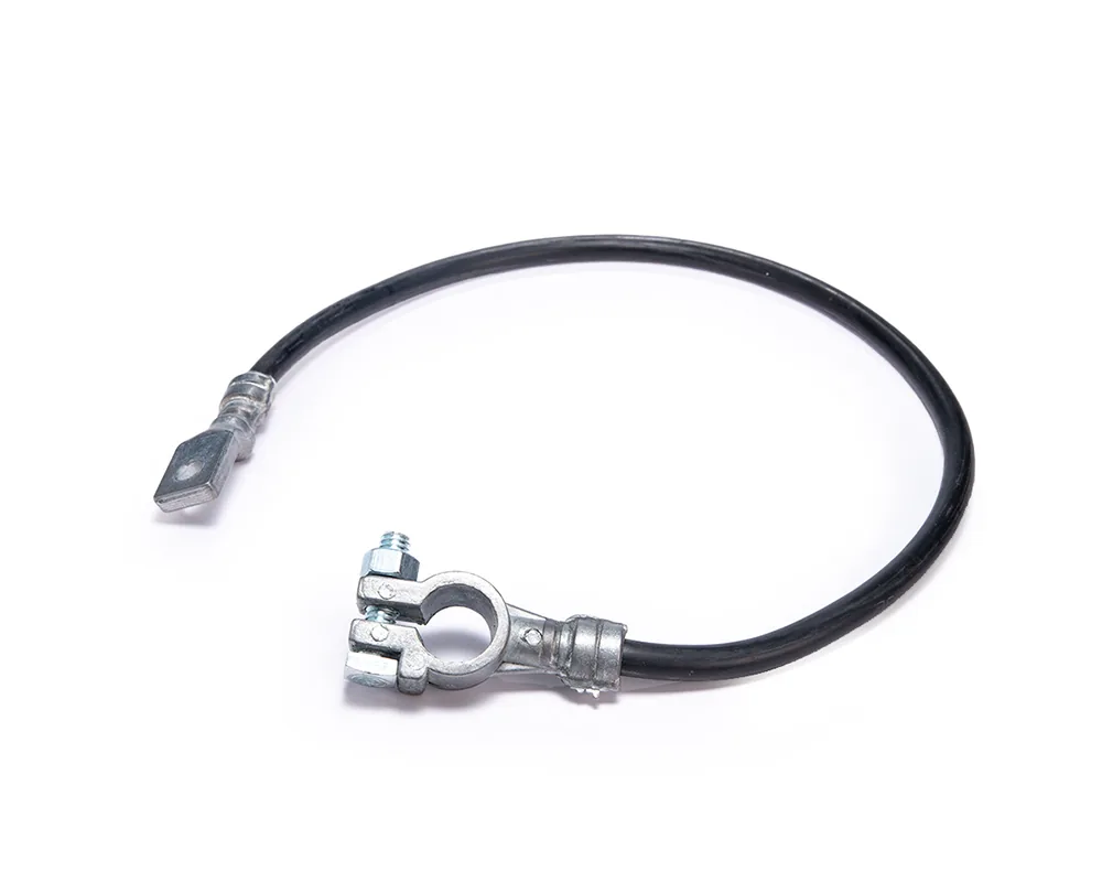 CD-06536 — Cable Armado Calibre 6" Largo 50 Cm Negro Sin Capuchon CDC 06536
